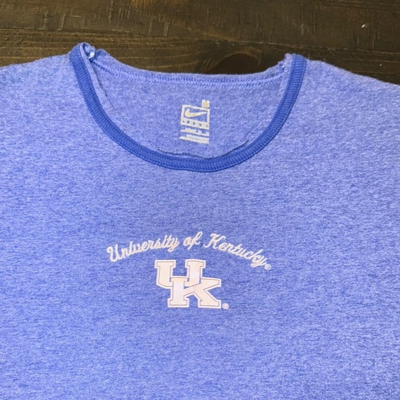Nike University of Kentucky UK Blue T-Shirt Women’s Size Medium - Picture 4 of 6